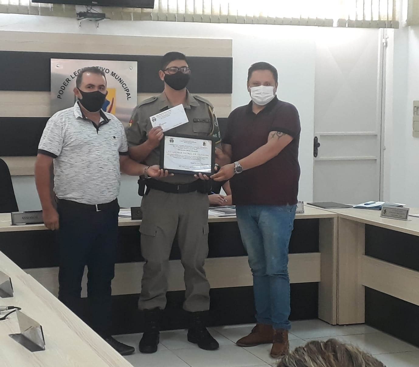 Entrega de Moções de Congratulações