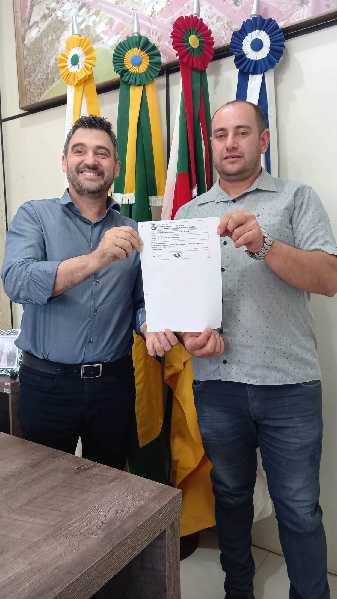 PRESIDENTE DA CÂMARA DESTINA RECURSOS PARA PREFEITURA