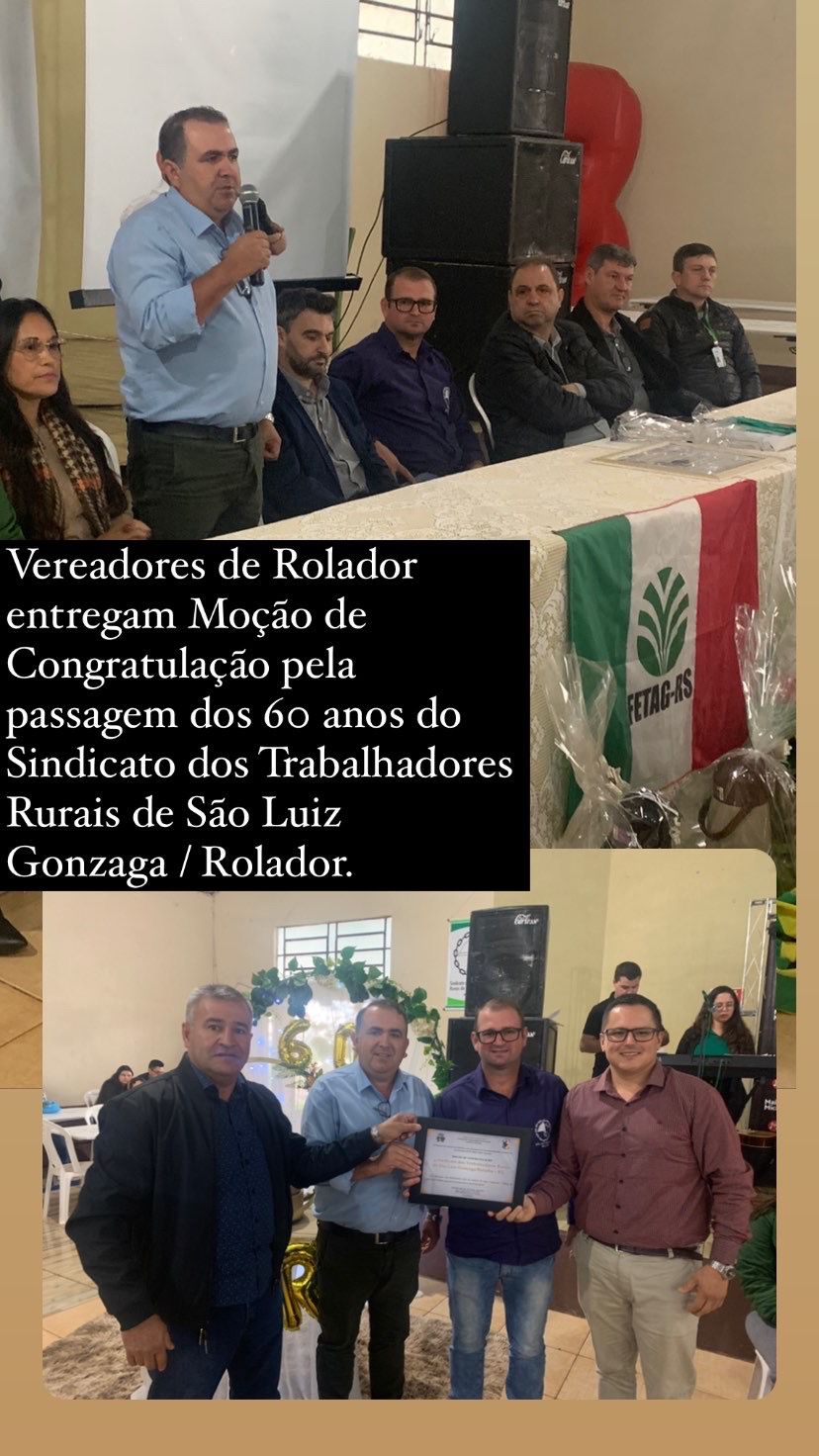 Vereadores entregam Moção de Congratulações