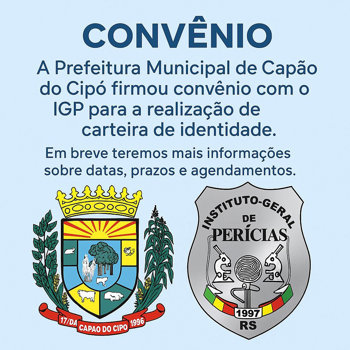 <p>A partir de novembro, o munic&iacute;pio contar&aacute; com o servi&ccedil;o de emiss&atilde;o da Carteira Nacional de Identidade!</p>