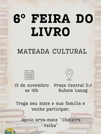 <p>Convite Especial &ndash; 6&ordf; Feira do Livro</p>