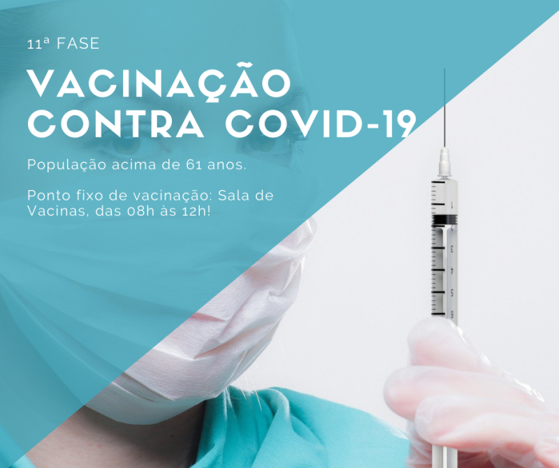 SANTO ANTÔNIO DAS MISSÕES INICIA 11ª FASE DE VACINAÇÃO CONTRA O CORONAVÍRUS