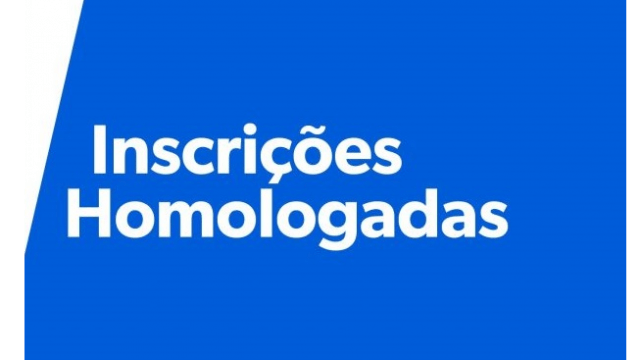 Homologação definitiva das inscrições