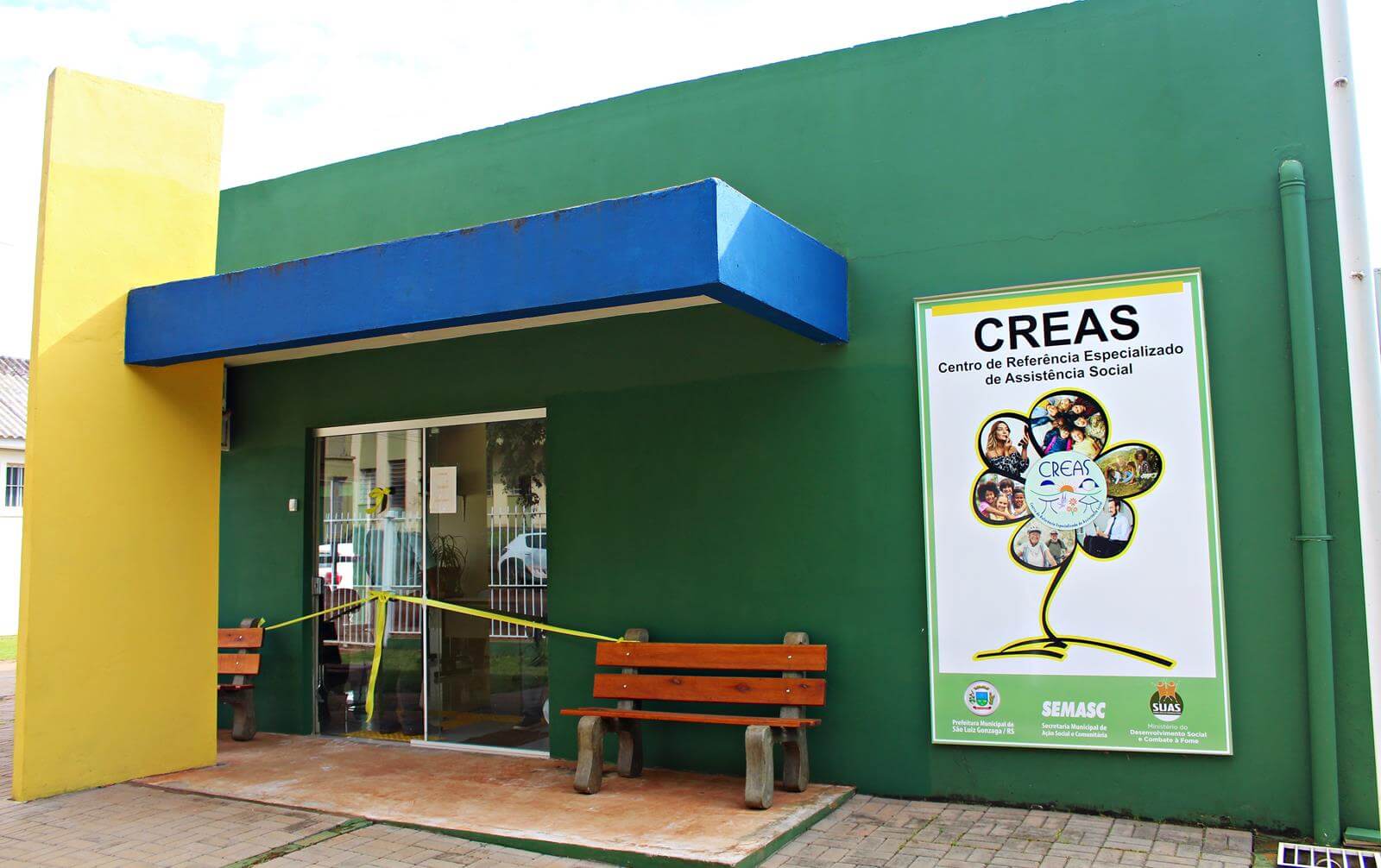 <p><strong>Pr&eacute;dio pr&oacute;prio do CREAS &eacute; inaugurado</strong></p>