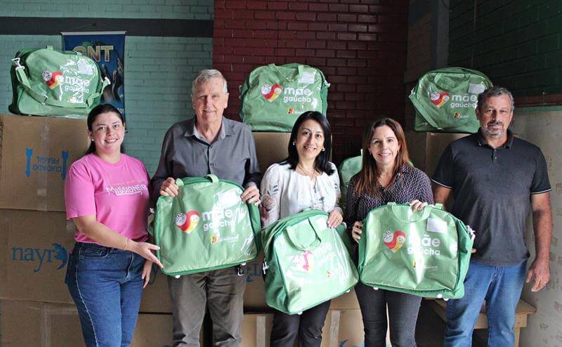 <p><strong>Munic&iacute;pio recebeu 103 kits para gestantes do programa &ldquo;M&atilde;e Ga&uacute;cha&rdquo;</strong></p>