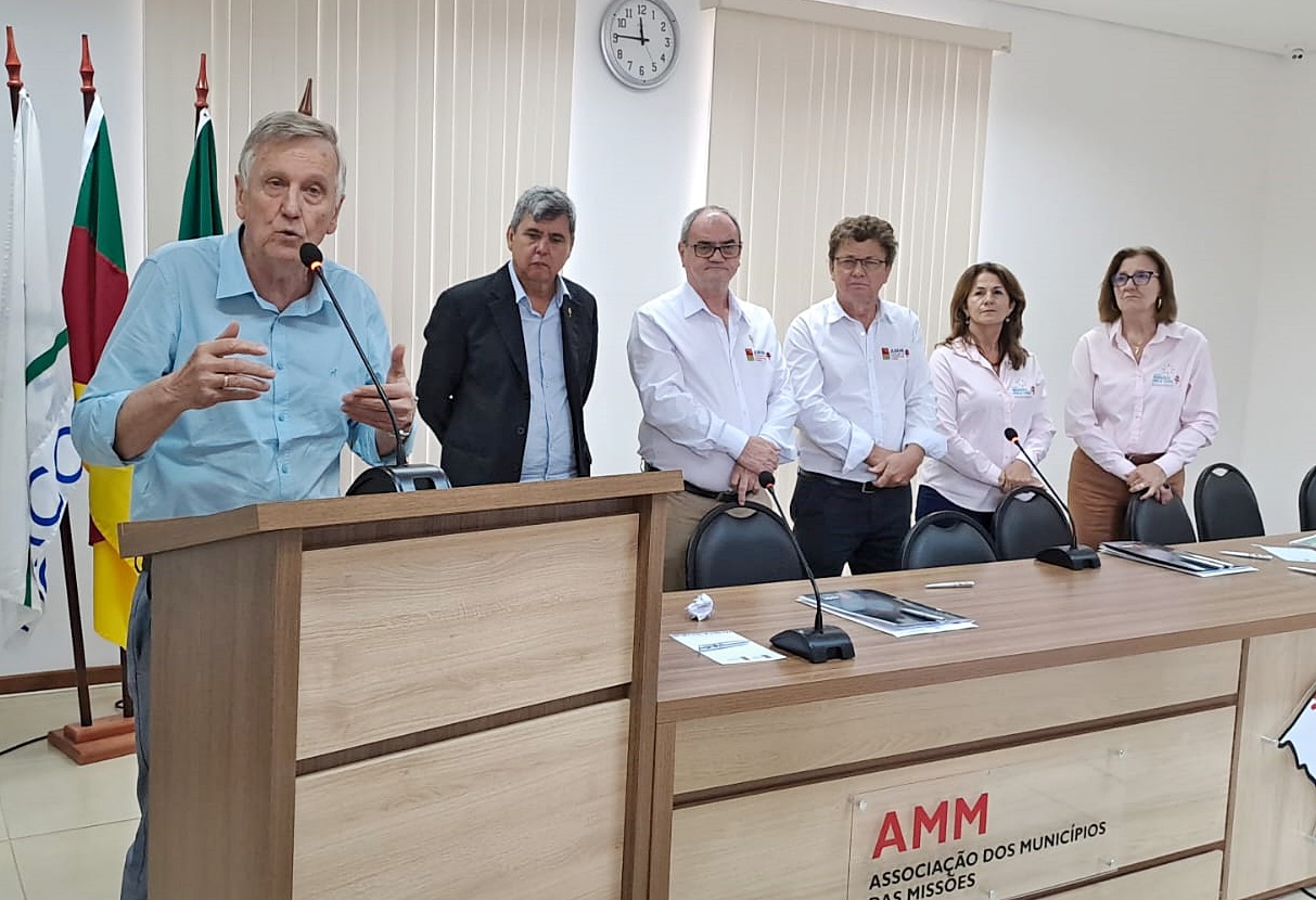 PREFEITO SIDNEY BRONDANI ASSUME A PRESIDÊNCIA DA ASSOCIAÇÃO DOS MUNICÍPIOS DAS MISSÕES