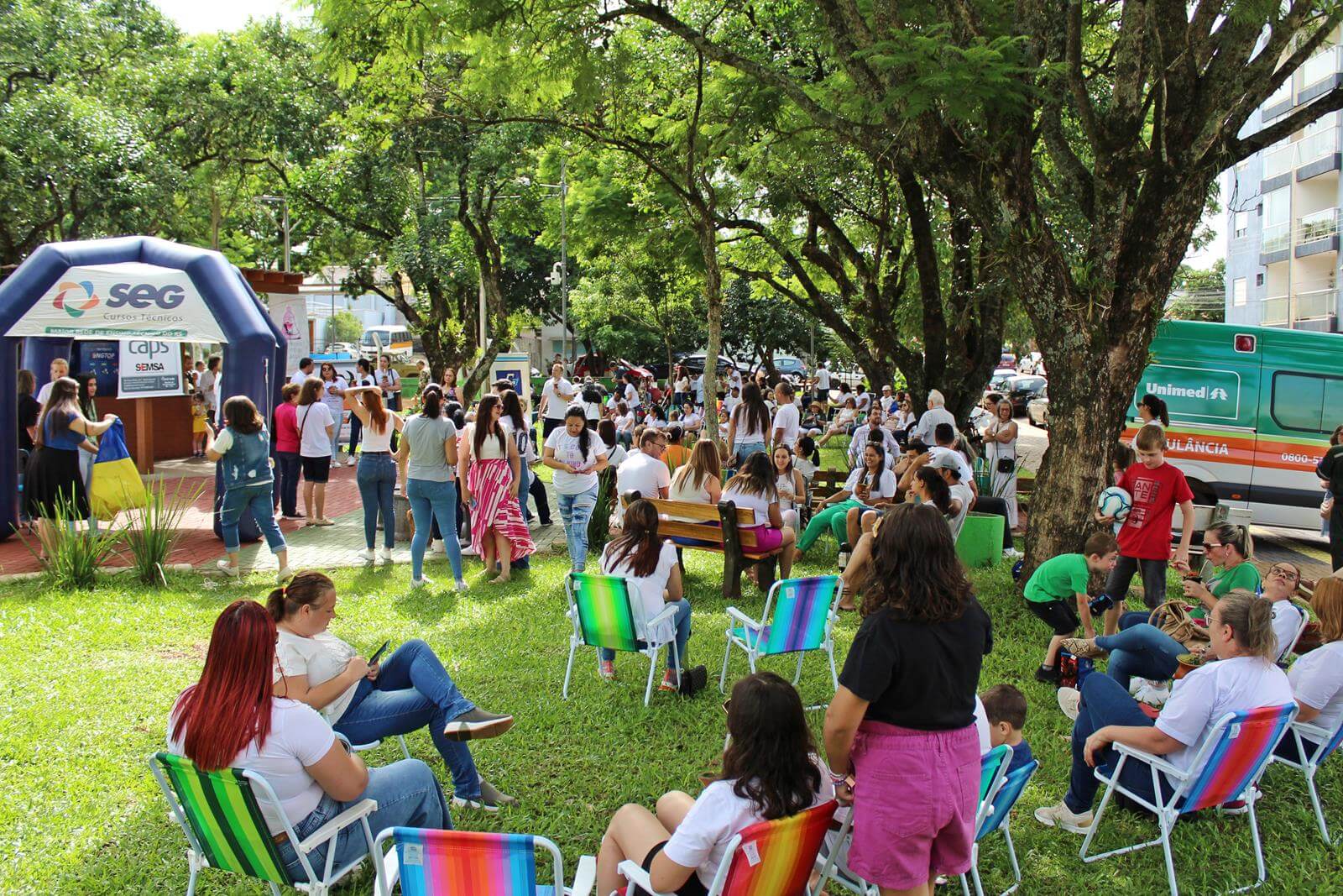 Janeiro Branco: mateada chamou a atenção para a importância da conscientização sobre saúde mental  