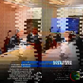 <p><strong>Prefeito Piti Werle e presidente da AMM, Sidney Brondani, participaram de reuni&atilde;o na CNM sobre os 400 anos das Redu&ccedil;&otilde;es Jesu&iacute;ticas</strong></p>