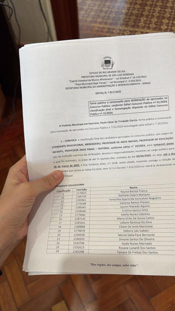 <p><strong>Mais 43 aprovados no concurso p&uacute;blico da Prefeitura s&atilde;o nomeados</strong></p>