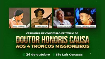 <p><strong>Entrega do t&iacute;tulo de Doutor Honoris Causa ocorre nesta sexta-feira, 24</strong></p>