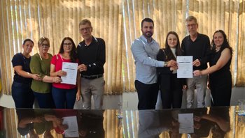 <p>Posse novas Agentes Administrativas aprovadas no concurso p&uacute;blico</p>