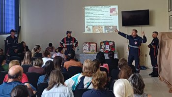 <span style="font-size: 10pt;">SAMU realiza treinamento de primeiros socorros</span>