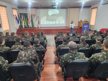 <span style="font-size: 10pt;">Ag&ecirc;ncia FGTAS/Sine realiza orienta&ccedil;&atilde;o profissional para militares do 4&ordm; RCB</span>
