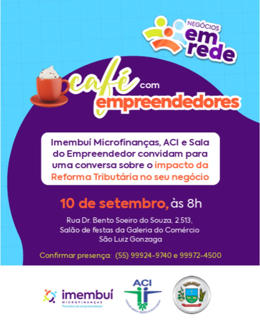 <span style="font-size: 10pt;">Palestra sobre Reforma Tributária para empreendedores</span>