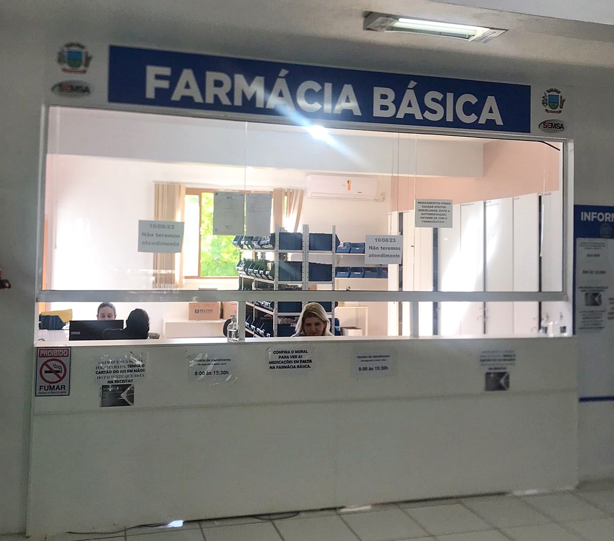 Farmácia Básica não realiza atendimento ao público no dia 10 de agosto   