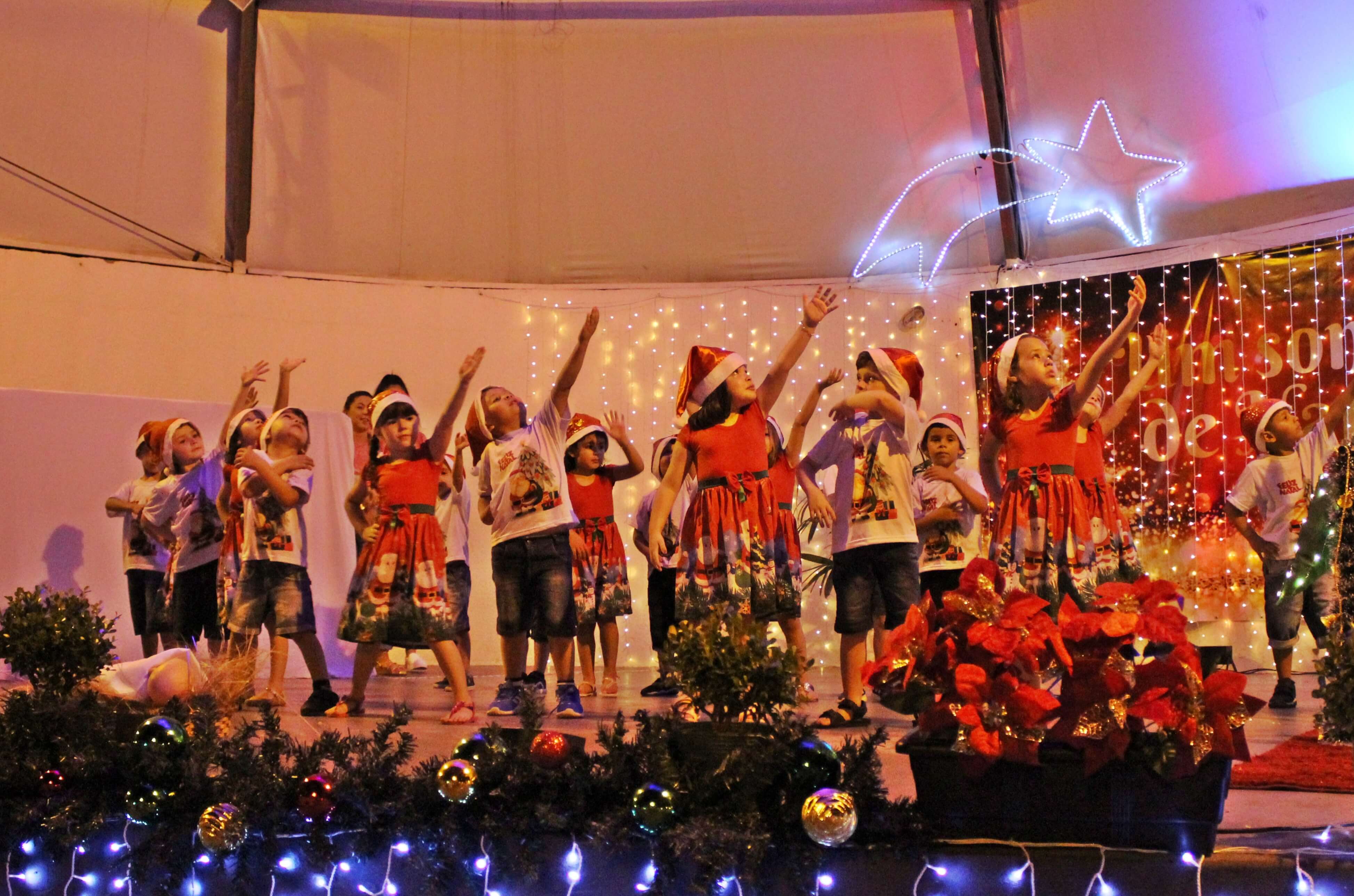 Espetáculo “Um sonho de Natal”, da EMEI Florinda, é a atração desta quinta-feira do Natal Luz das Missões