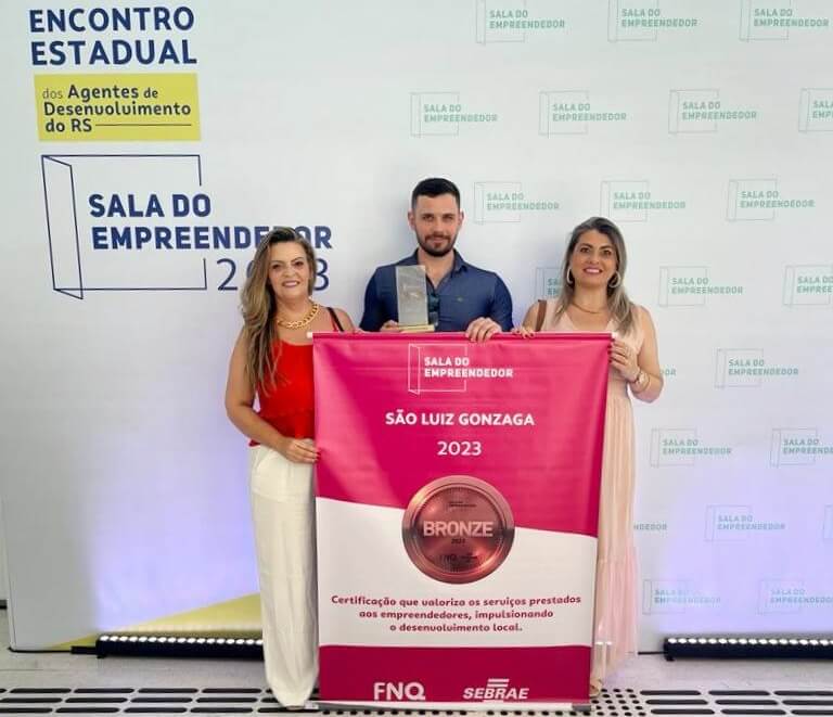 Sala do Empreendedor de São Luiz Gonzaga é novamente certificada com o Selo Bronze