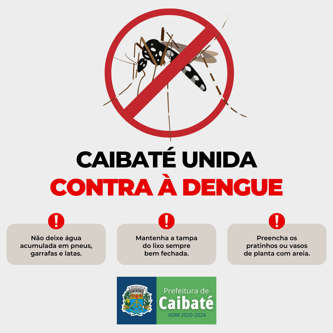 CAIBATÉ UNIDA CONTRA À DENGUE