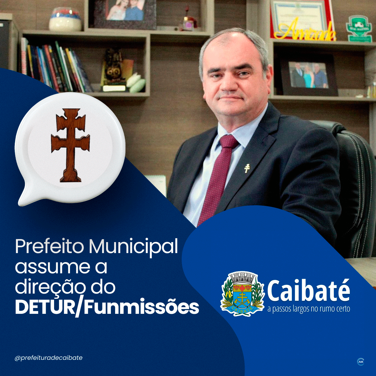 PREFEITO AMAURI ASSUME DIREÇÃO DO DEPARTAMENTO DE TURISMO DAS MISSÕES – DETUR