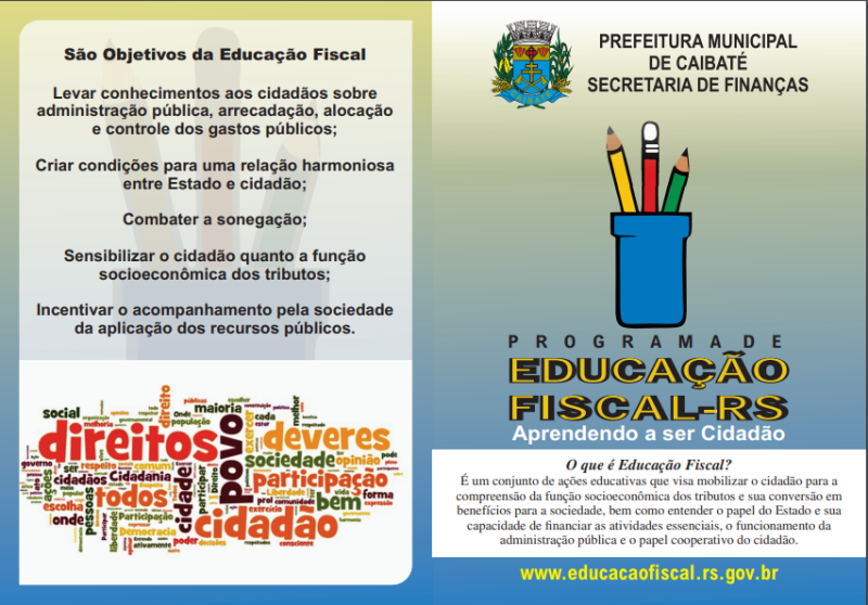 GRUPO DE EDUCAÇÃO FISCAL DE CAIBATÉ REALIZA REUNIÃO