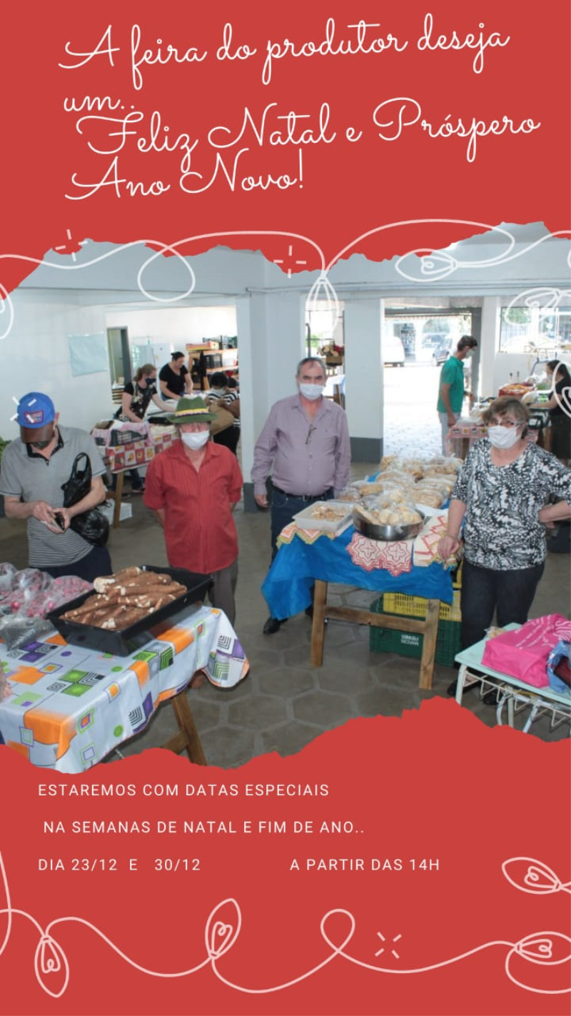 FEIRA DO PRODUTOR RURAL COM NOVAS DATAS