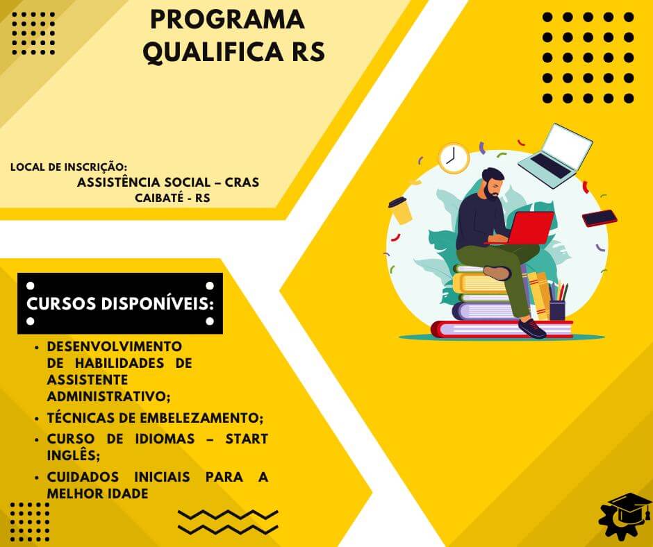 <p>CURSOS QUALIFICA RS EM CAIBAT&Eacute;</p>