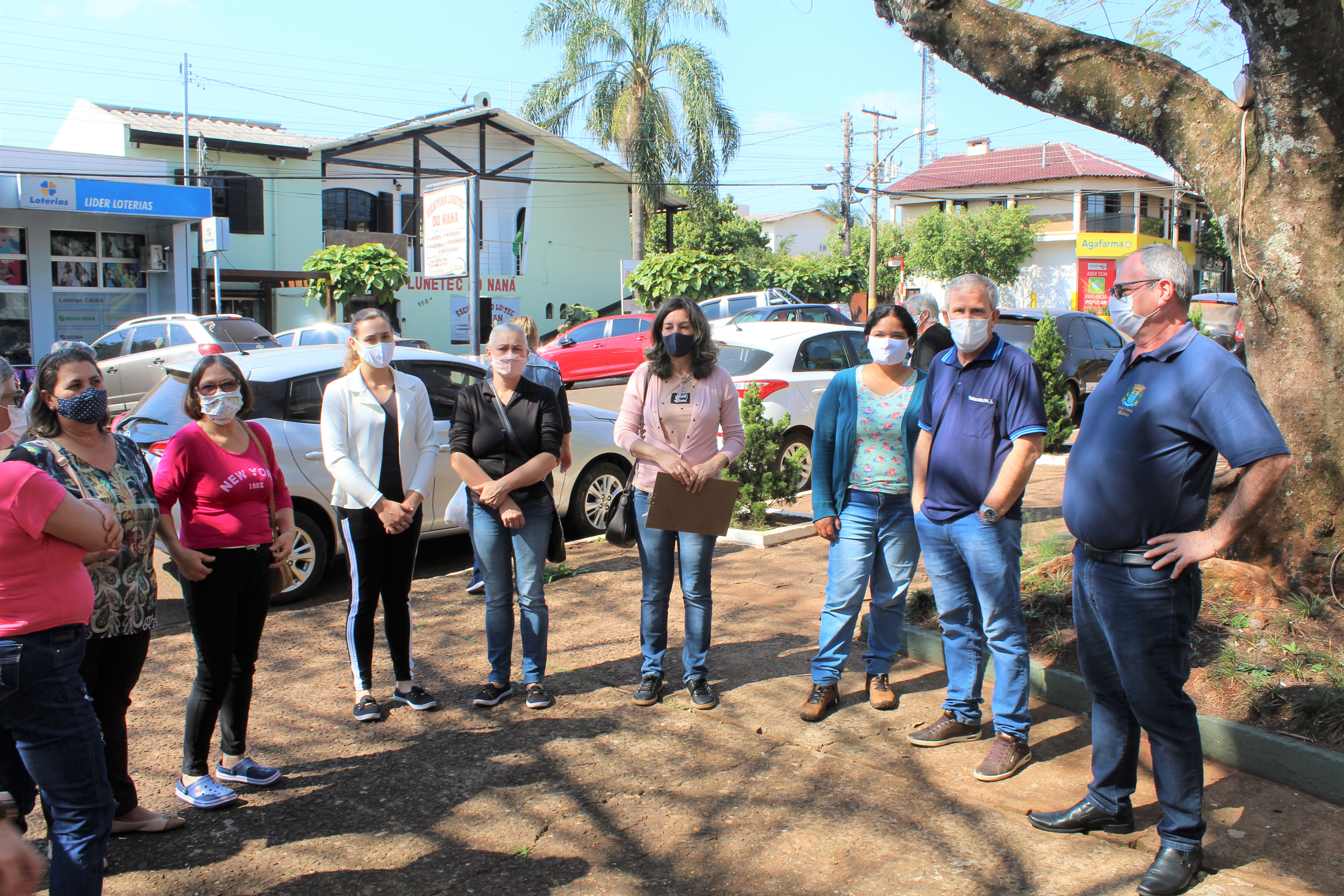 COMITIVA DE VITÓRIA DAS MISSÕES VISITA FEIRA DO PRODUTOR RURAL DE CAIBATÉ