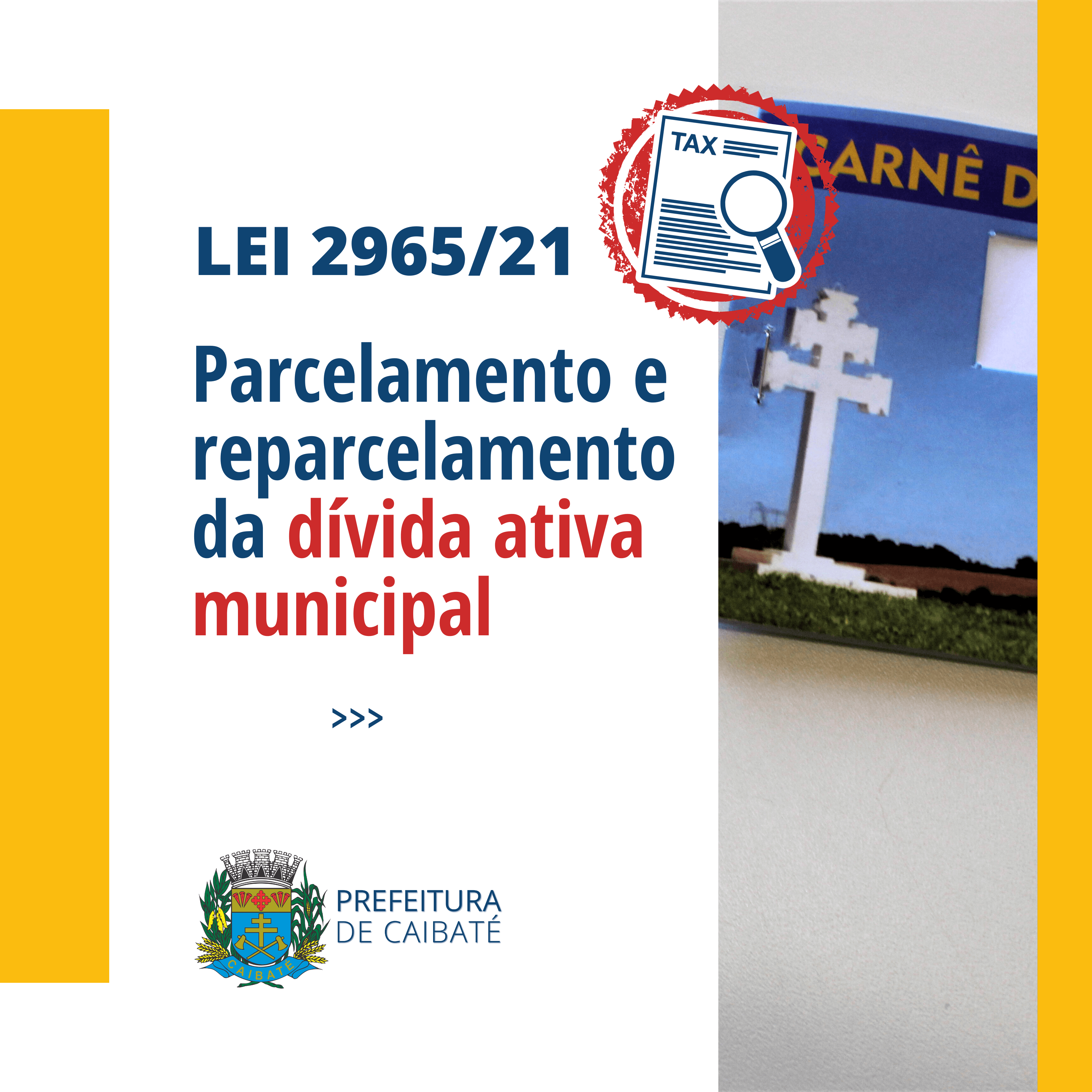 ACERTO DA DÍVIDA ATIVA PODE SER FEITO ATÉ ESTA SEXTA-FEIRA