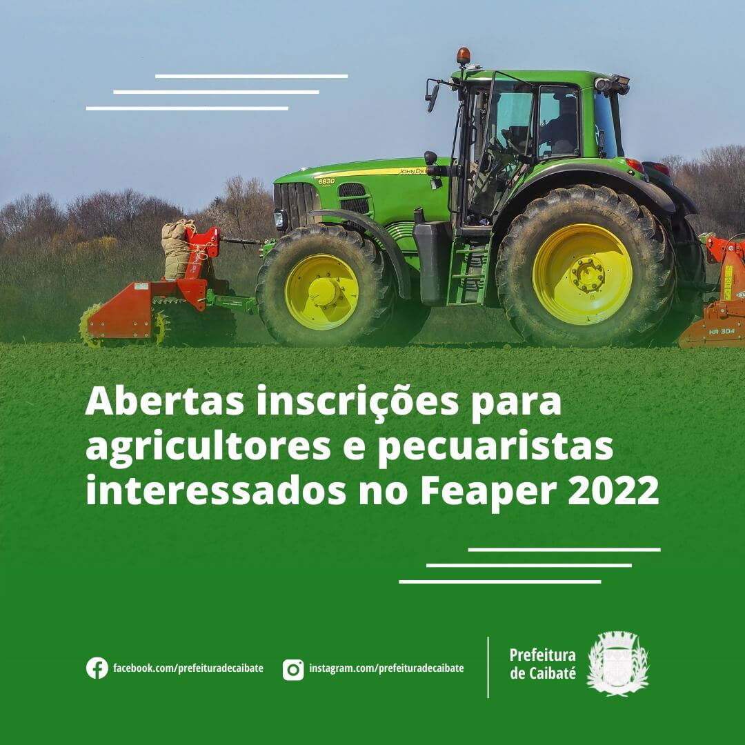 ABERTAS AS INSCRIÇÕES PARA SELEÇÃO DE BENEFICIÁRIOS DO PROGRAMA AVANÇAR NA AGRICULTURA E NO DESENVOLVIMENTO RURAL ATRAVÉS DO FEAPER