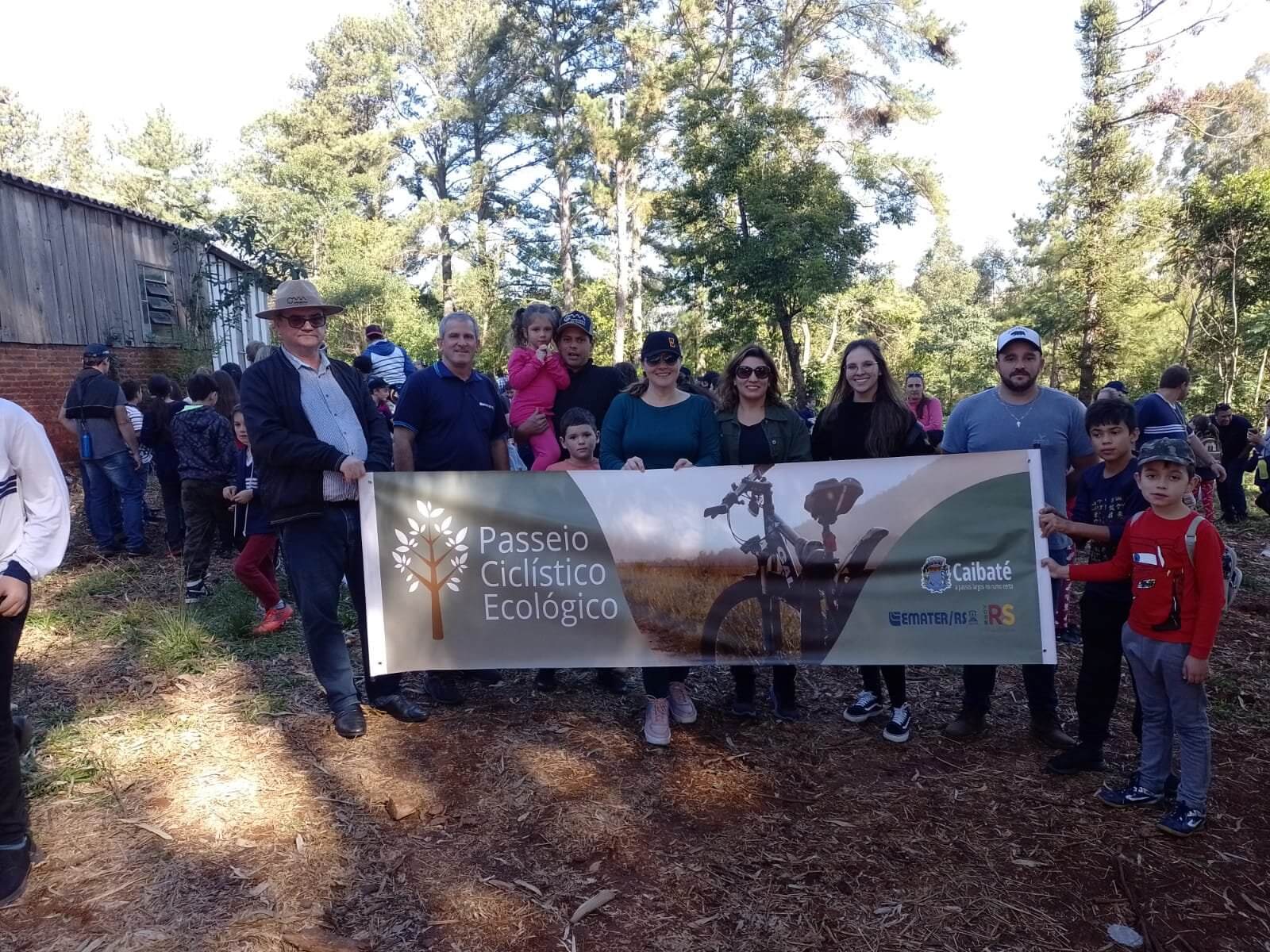 PRIMEIRO PASSEIO CICLISTICO ECOLÓGICO FOI UM SUCESSO