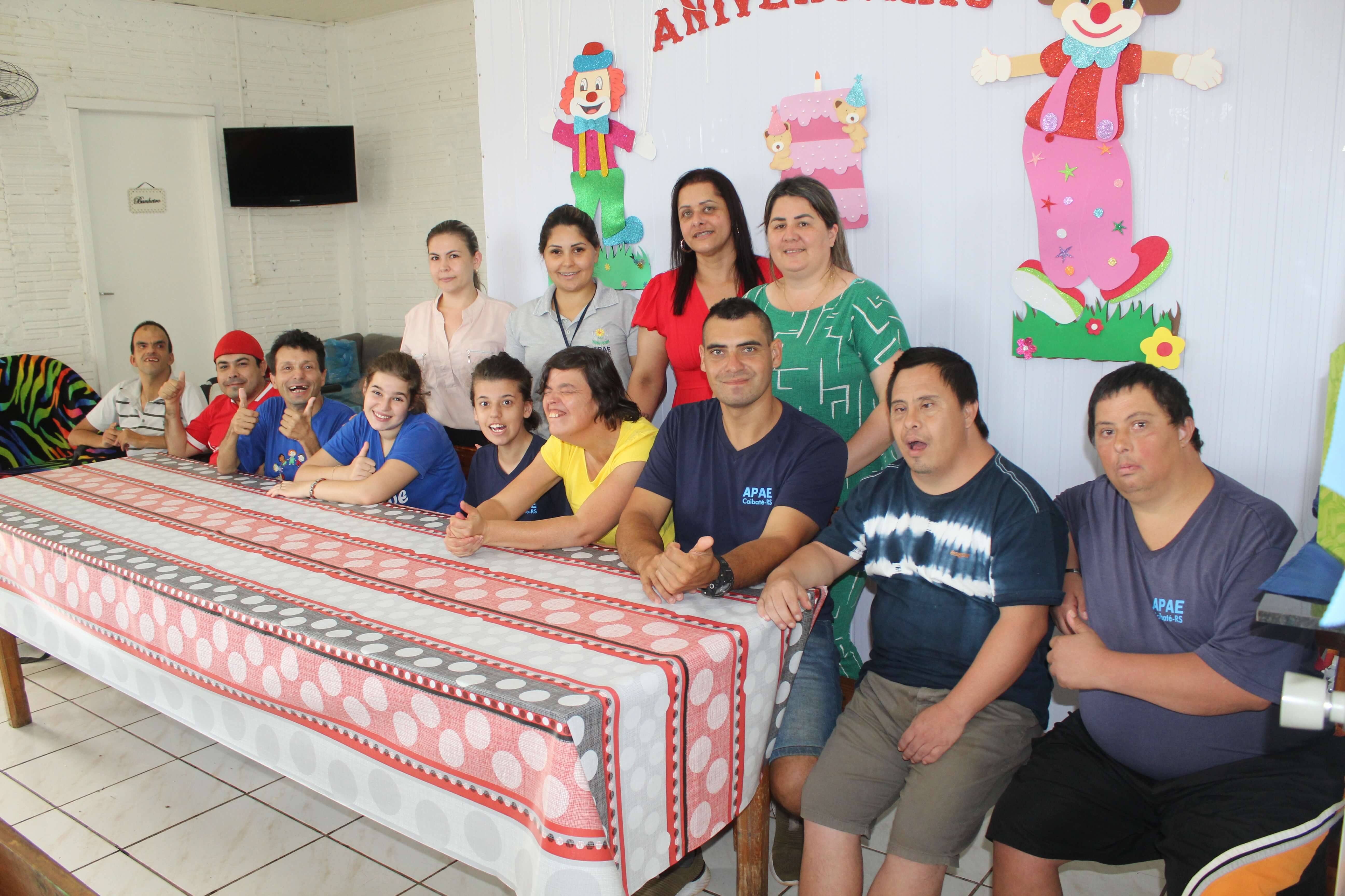 QUARTA-FEIRA MARCOU O RETORNO DAS ATIVIDADES DA APAE CAIBATÉ MATO QUEIMADO