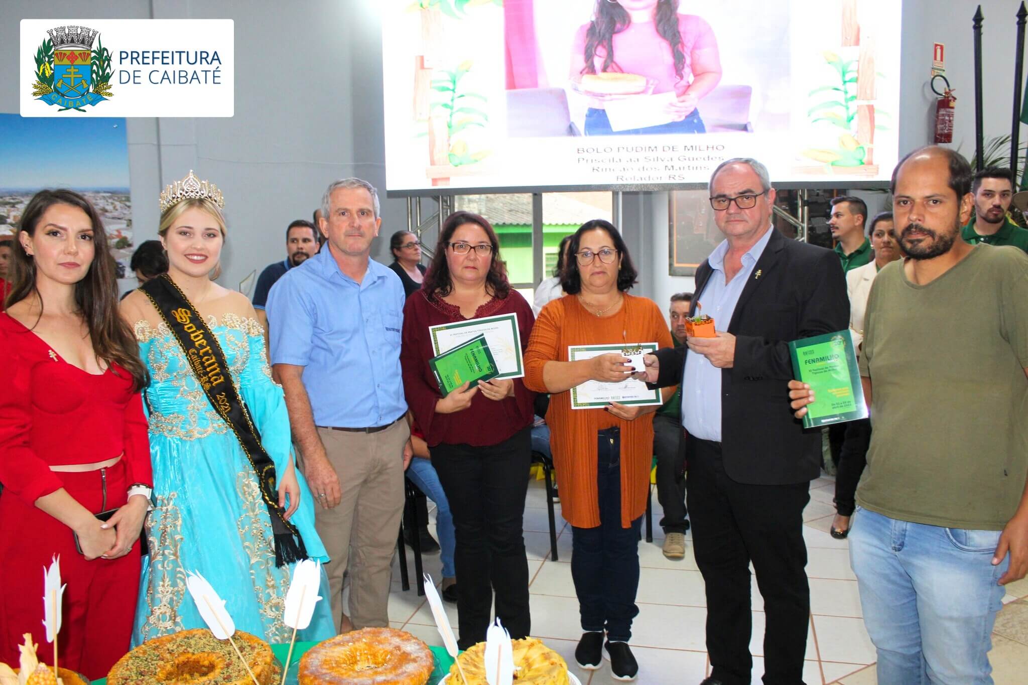 CAIBATÉ ESTEVE REPRESENTADO NO 11º FESTIVAL DE PRATOS TÍPICOS DE MILHO NA 20ª FENAMILHO INTERNACIONAL