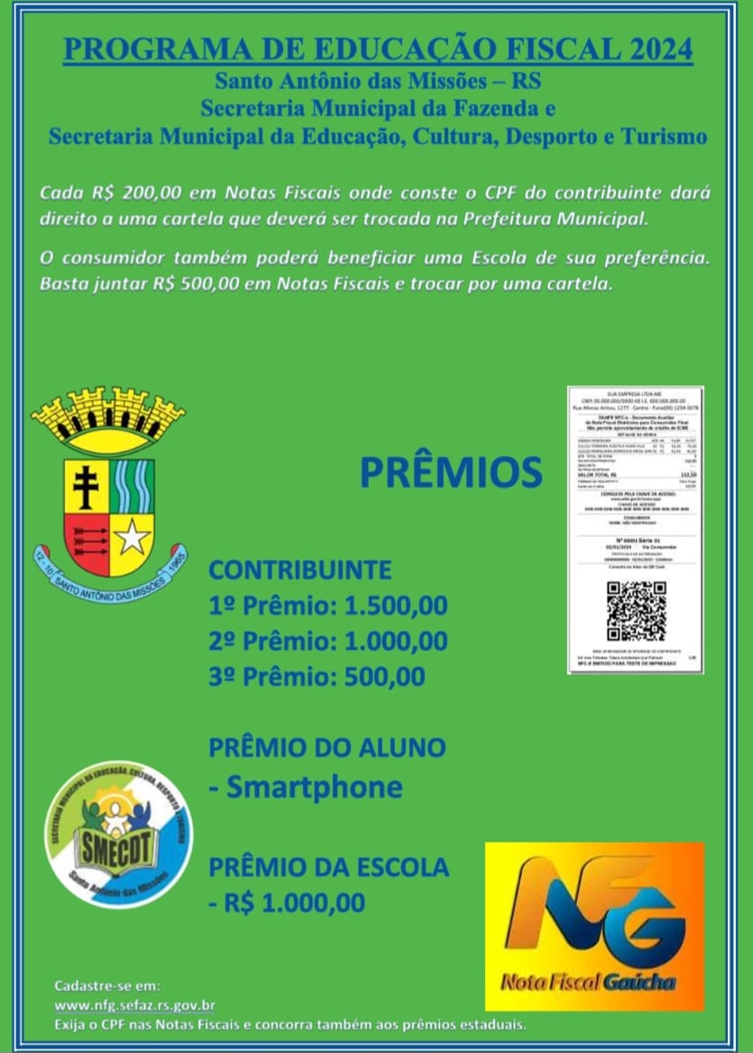 12ª edição do Programa de Educação Fiscal foi lançado pelas Secretarias da Fazenda e Educação