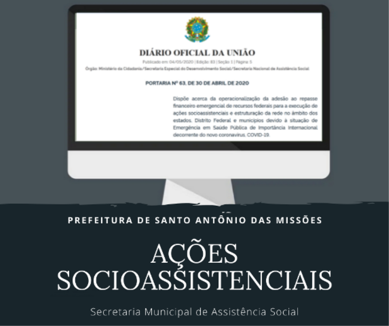 Assistência Social recebe 82 mil para ações socioassistenciais 