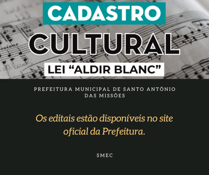Aldir Blanc: editais já estão disponíveis no site do município