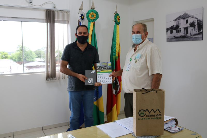 Prefeito Felisberto Ferreira recebeu a visita de cortesia do vice-presidente da Cermissões