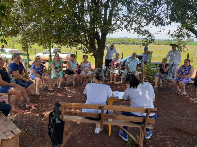 Equipe do CRAS Volante segue com as reuniões de planejamento no interior de Santo Antônio das Missões 