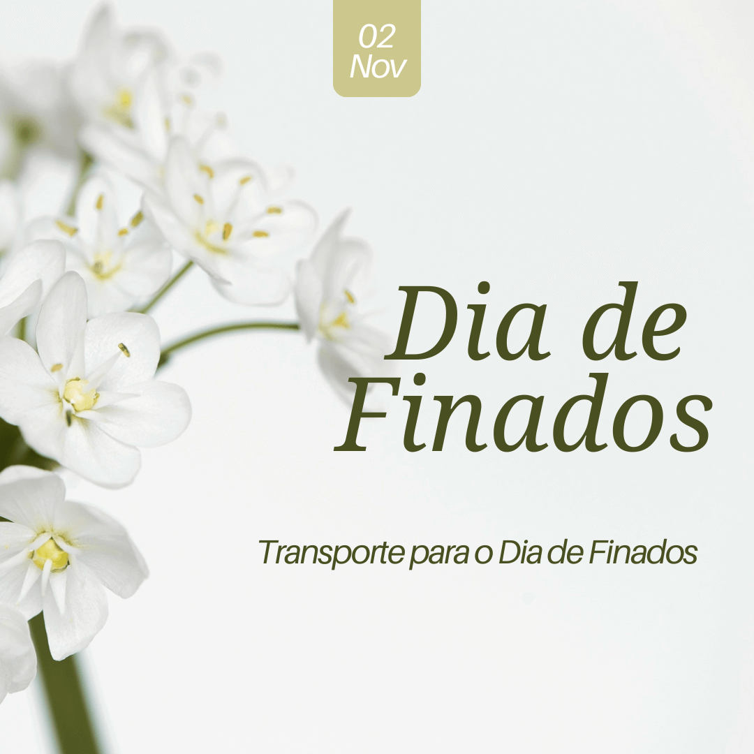 Aviso à comunidade santo-antoniense: transporte para o Dia de Finados