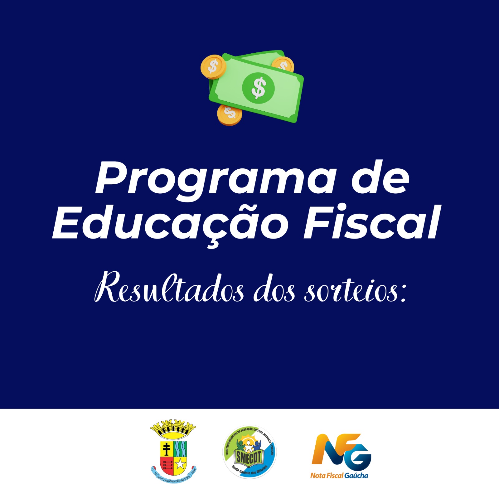 Programa de Educação Fiscal realiza sorteio e premia cidadãos e escolas