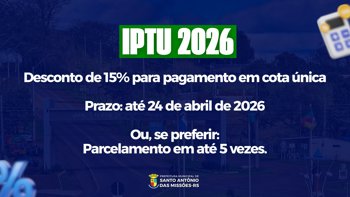 <p><strong>IPTU 2026</strong></p>