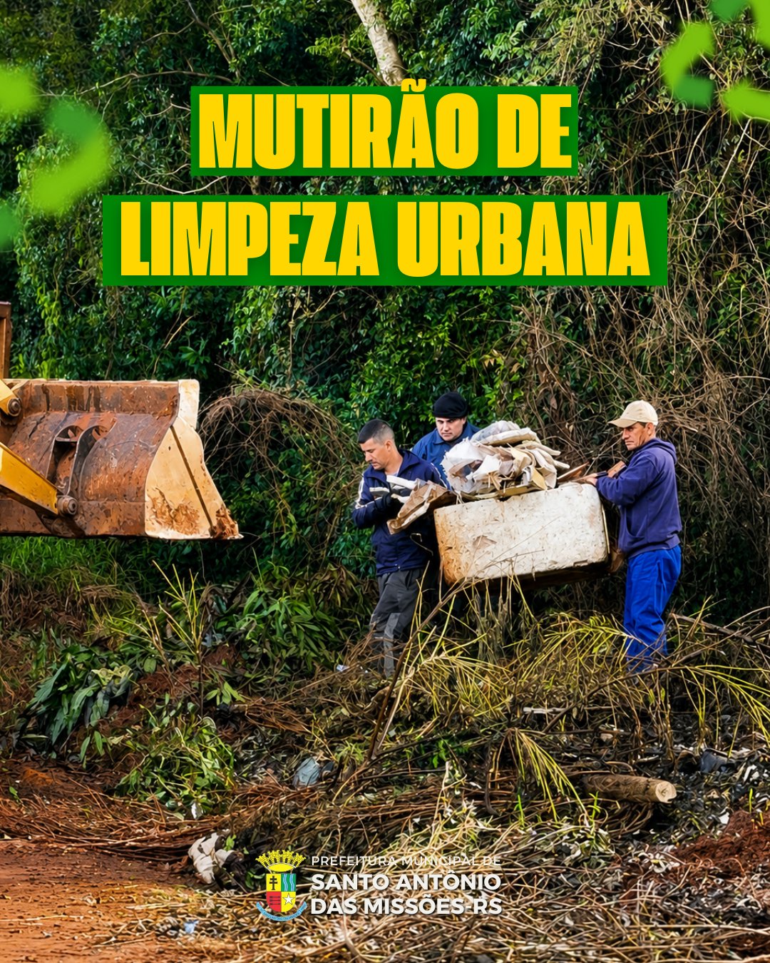 MUTIRÃO DE LIMPEZA URBANA
