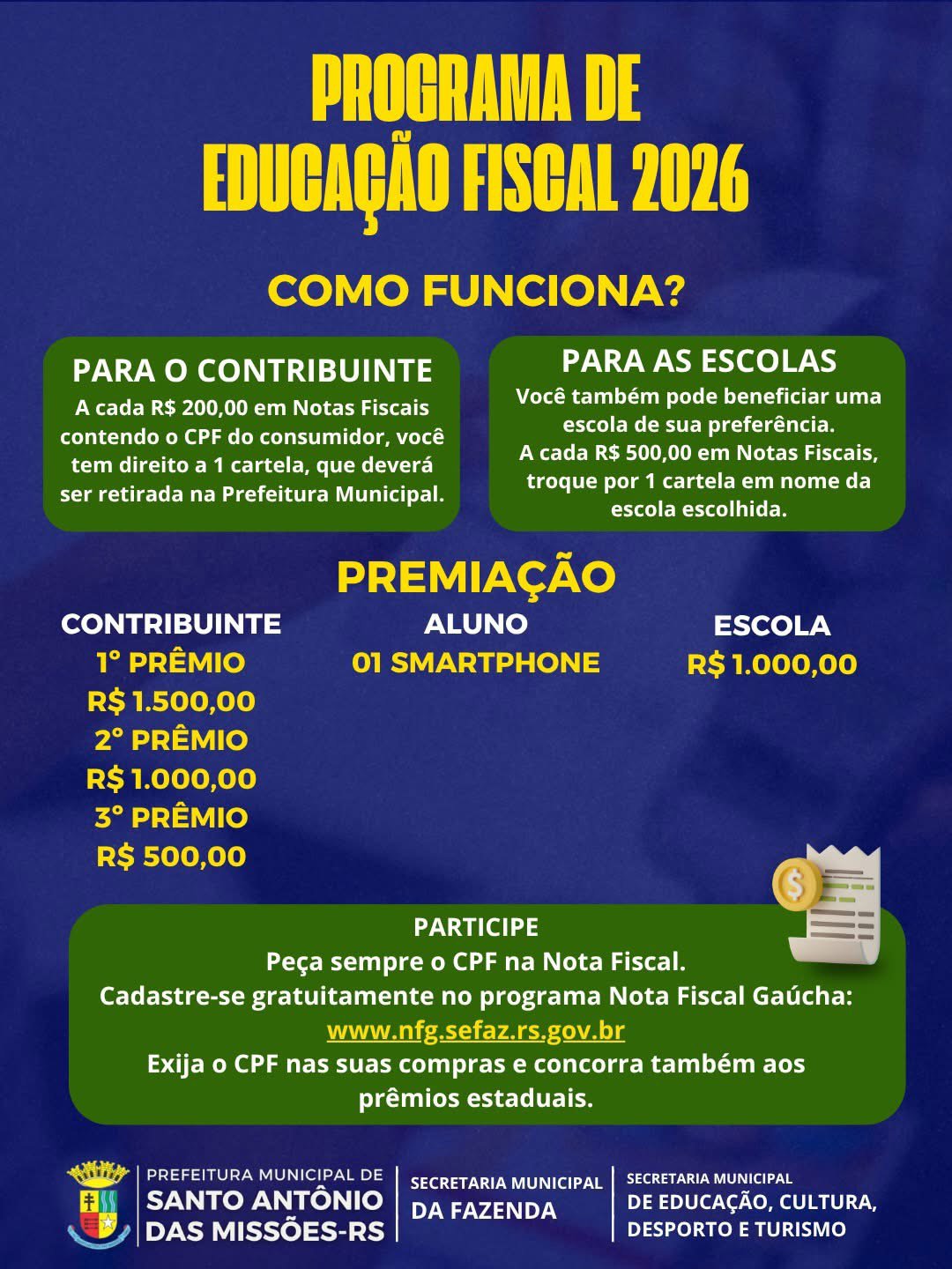 <strong>PROGRAMA DE EDUCAÇÃO FISCAL 2026</strong>