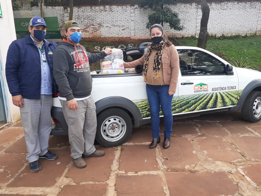 Assistência Social recebe doação de 50 cestas básicas da Coopatrigo