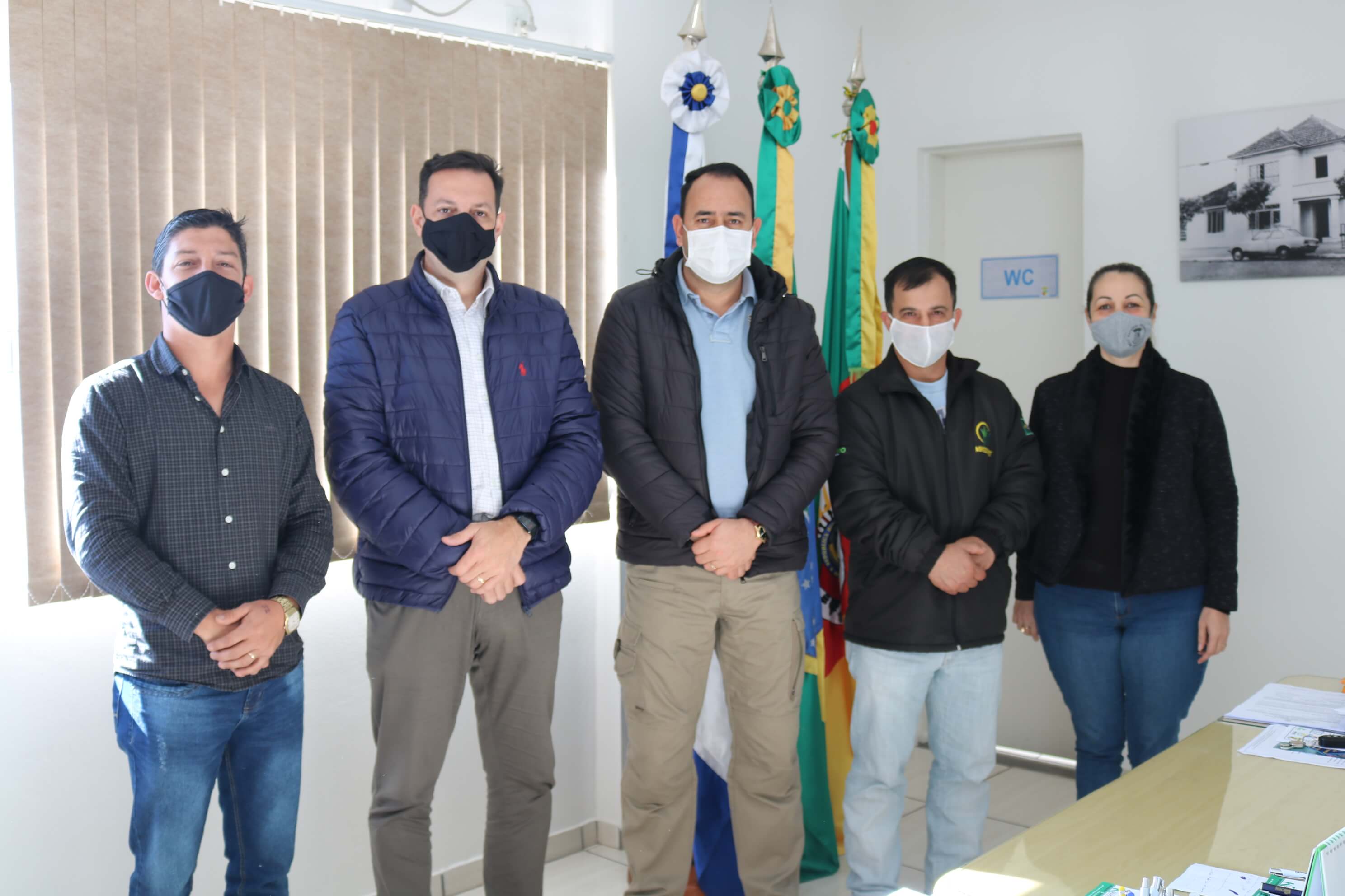 Prefeitura Felisberto recebe visita do assessor parlamentar do deputado Sérgio Turra
