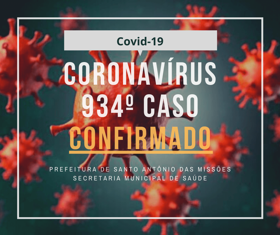 Boletim Epidemiológico desta sexta-feira registra mais casos de coronavírus em Santo Antônio das Missões