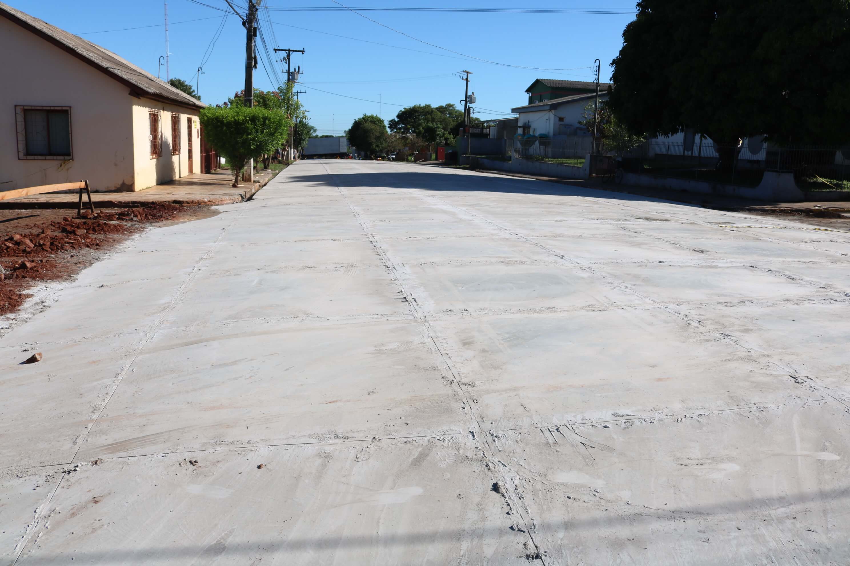 Santo Antônio das Missões iniciou as obras de pavimentação com concreto usinado
