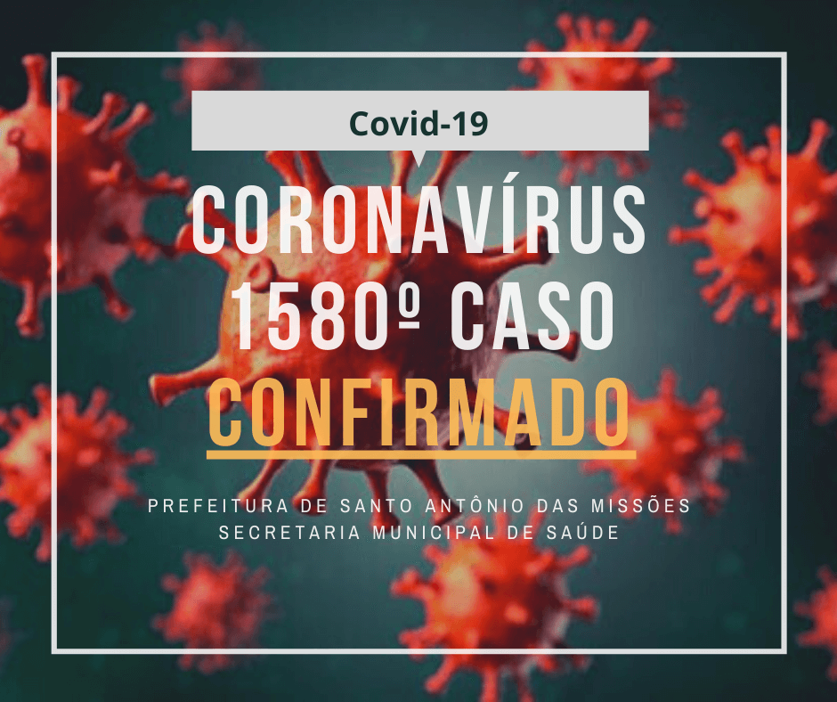 Boletim Epidemiológico desta sexta-feira registra mais um caso de coronavírus em Santo Antônio das Missões