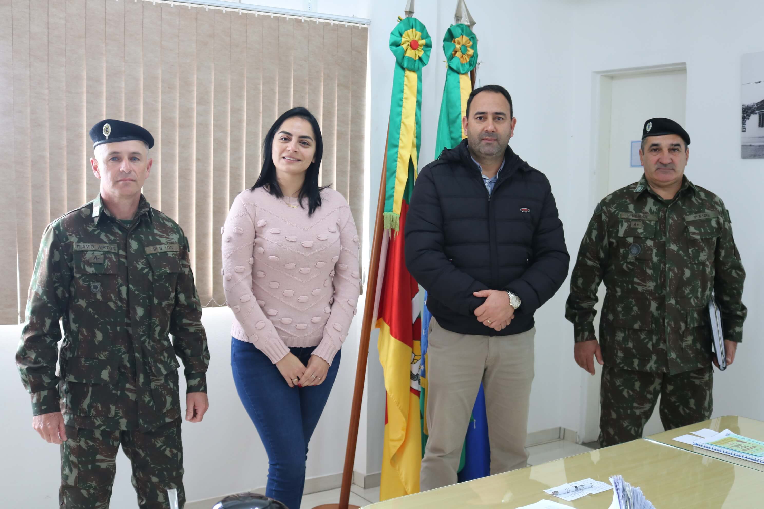 Militares realizaram Visita de Orientação Técnica na Junta de Serviço Militar de Santo Antônio das Missões