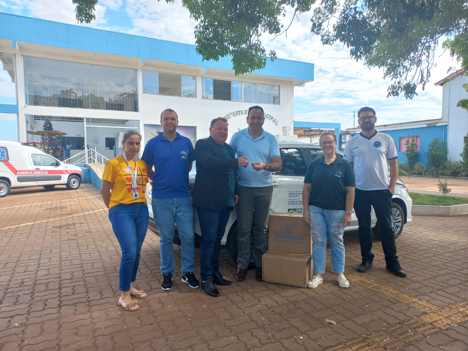 Prefeitura de Santo Antônio das Missões recebe veículo 0 Km e fará entrega ao Conselho Tutelar