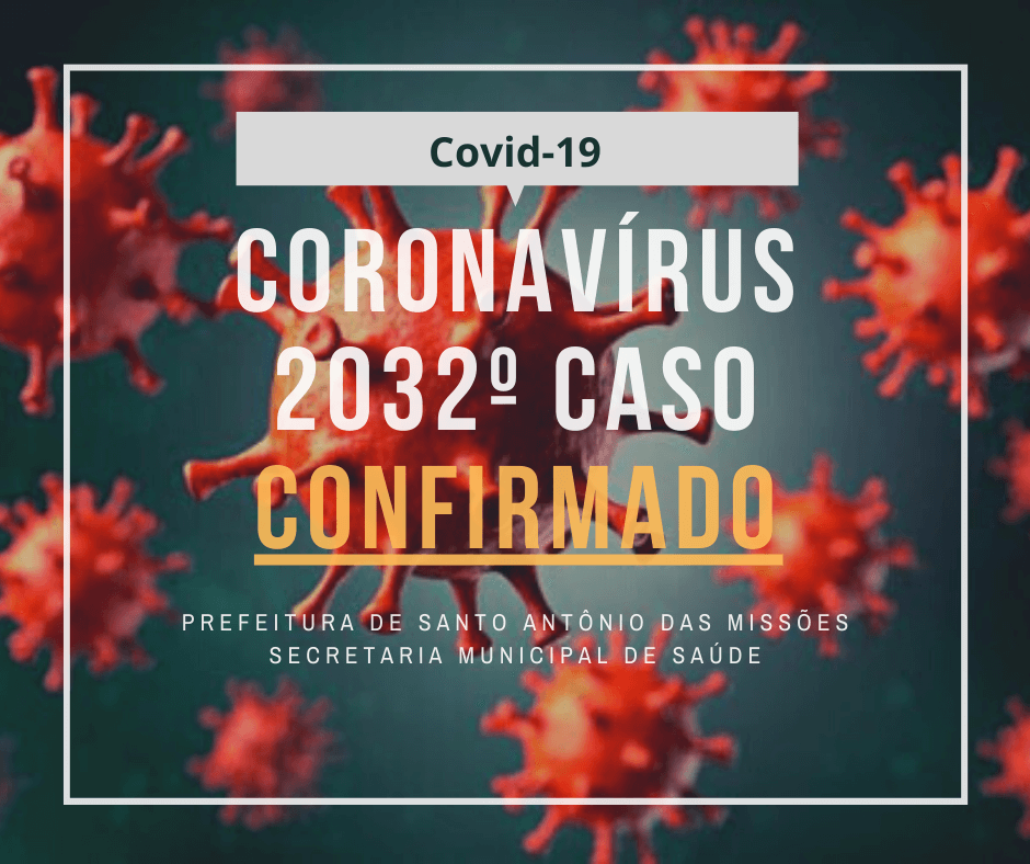 Boletim Epidemiológico desta sexta-feira registra mais casos de coronavírus em Santo Antônio das Missões